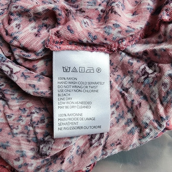 Kimchi Blue Medium Pink Floral Boho Tank Top - Picture 5 of 5